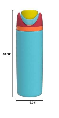 Owala FreeSip Insulated Stainless Steel Water Bottle with Straw, BPA-Free Sports Water Bottle, Great for Travel, 24 Oz, Camo Cool